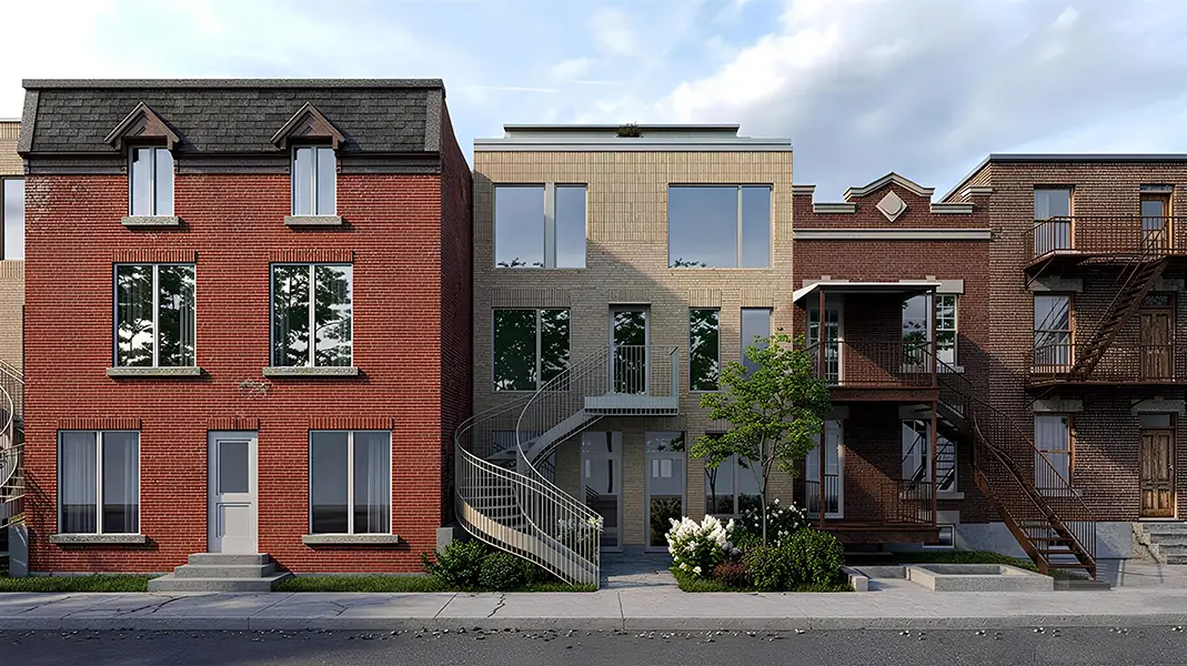 Vue extérieure — Unité 407